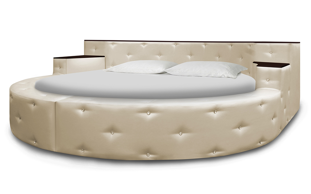 фото: Кровать ВМК-Шале Мягкие Элоиза-2 диаметр 200 см